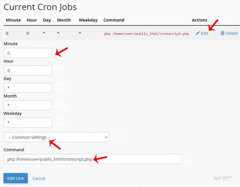 Cum să editați sau să ștergeți un Cronjob în cPanel - 2026